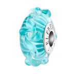 Elfbeads Blue Lagoon Wave Petals blue glass Bead by The Alternative Bead. Your official Elfbeads Retailer from Germany
