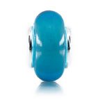 Aurora Charm Ocean Blue Glass Spacer blue glass Spacer by The Alternative Bead. Your official Aurora Charm Retailer from Germany