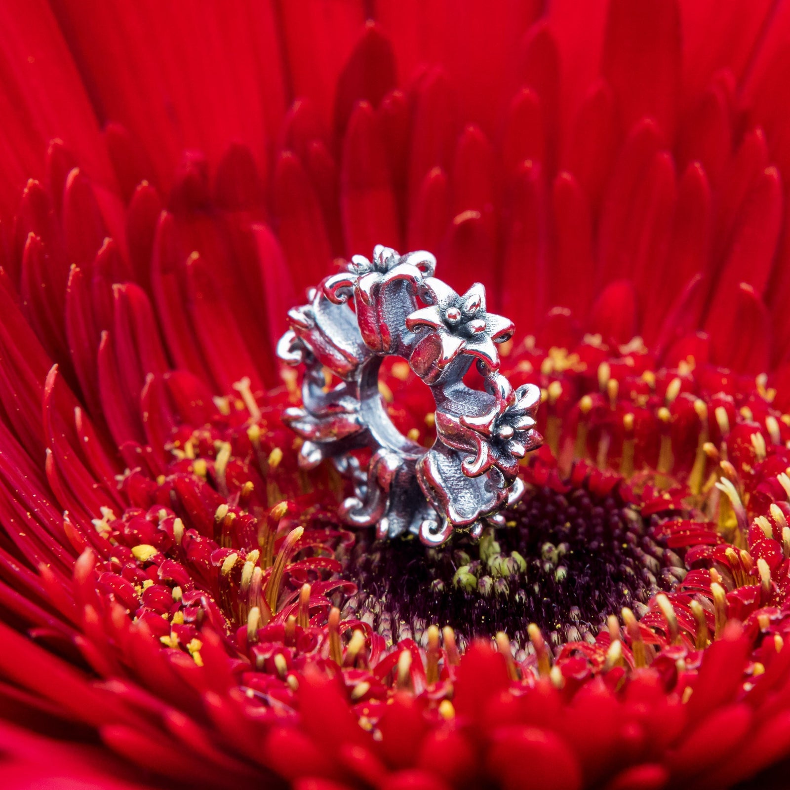 Elfbeads Bluebells silver sterling-silver Spacer by The Alternative Bead. Your official Elfbeads Retailer from Germany