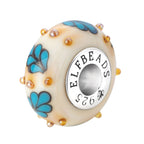Elfbeads Blueberry Harvest Cream   Bead by The Alternative Bead. Your official Elfbeads Retailer from Germany