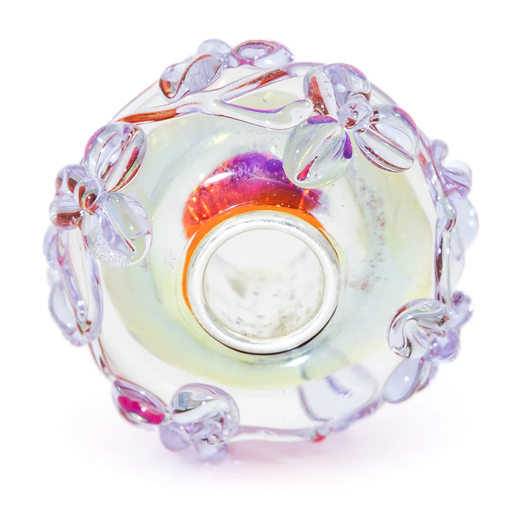 Elfbeads Blush Flowertwig pink; orange glass Bead by The Alternative Bead. Your official Elfbeads Retailer from Germany