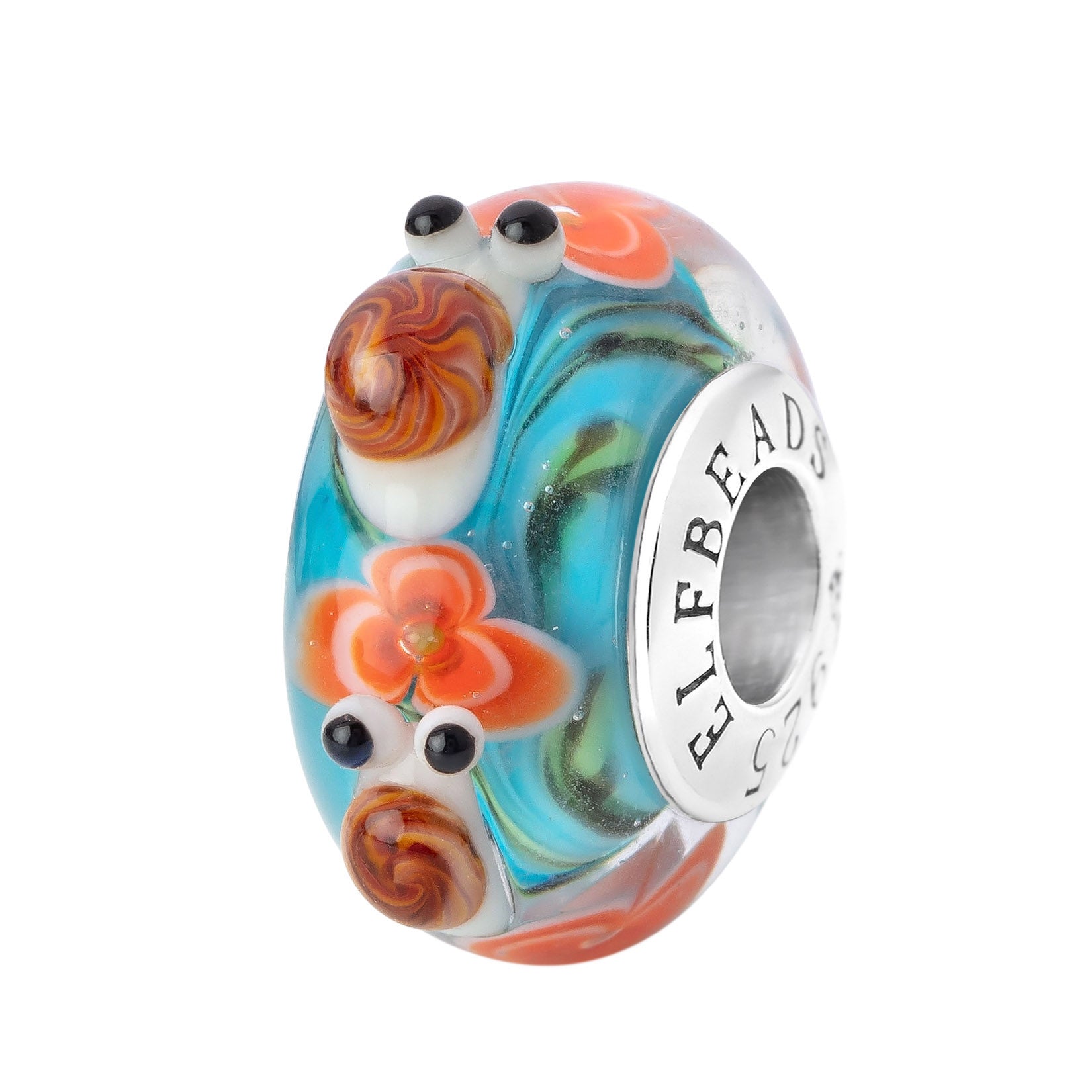 Elfbeads Bonding Trail blue glass Bead by The Alternative Bead. Your official Elfbeads Retailer from Germany