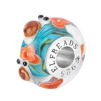 Elfbeads Bonding Trail blue glass Bead by The Alternative Bead. Your official Elfbeads Retailer from Germany