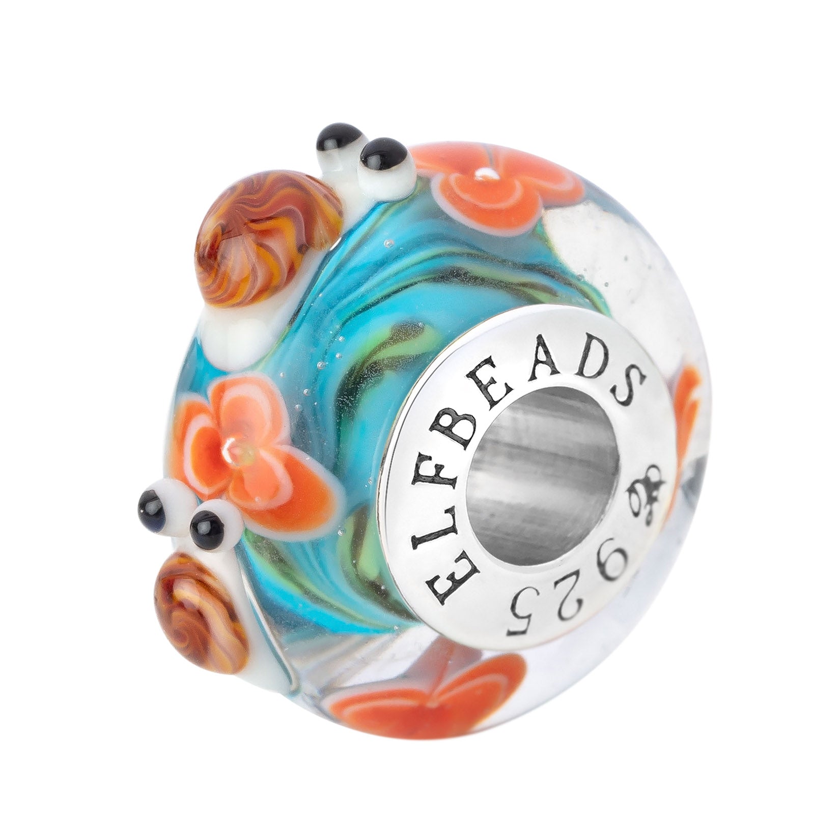 Elfbeads Bonding Trail blue glass Bead by The Alternative Bead. Your official Elfbeads Retailer from Germany