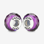 Praan Bright Violet Crystal Stopper Charm purple crystal Stopper by The Alternative Bead. Your official Praan Retailer from Germany