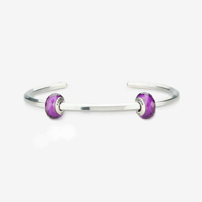 Bright Violet Crystal Stopper Charm