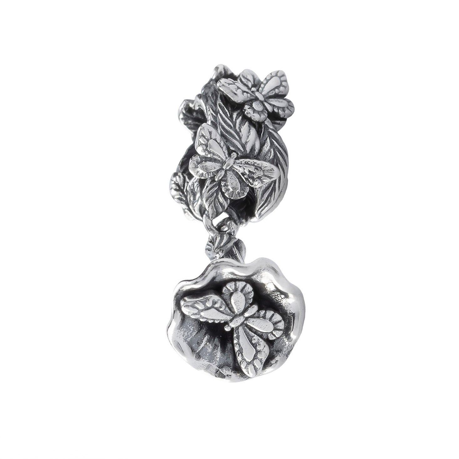 Elfbeads Butterfly Blossom silver sterling-silver Dangle by The Alternative Bead. Your official Elfbeads Retailer from Germany