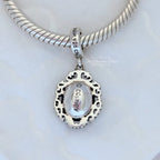 Snow-White Mirror Dangle Charm