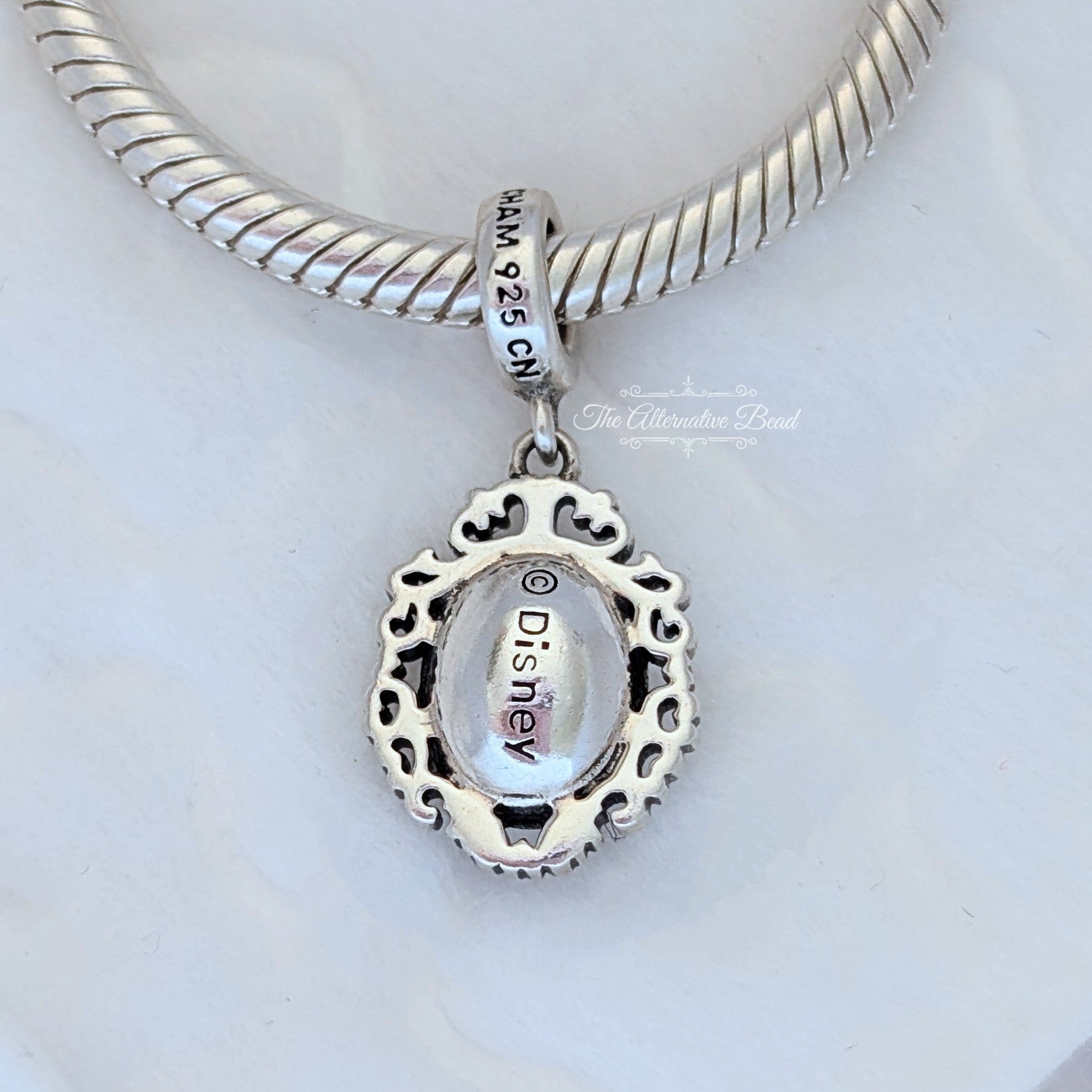 Snow-White Mirror Dangle Charm