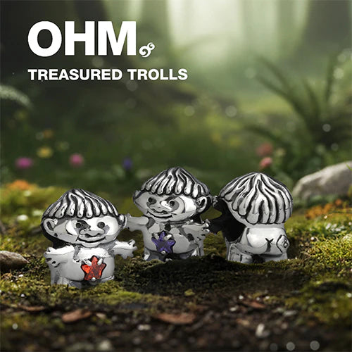 OHM Beads Treasured Trolls silver sterling-silver Bead by The Alternative Bead. Your official OHM Beads Retailer from Germany