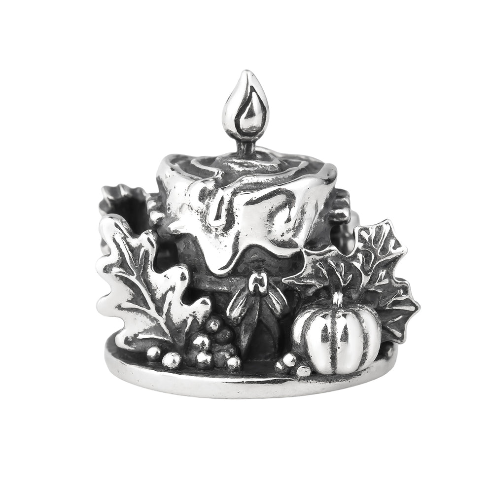 Elfbeads Candle of Gratitude silver sterling-silver Bead by The Alternative Bead. Your official Elfbeads Retailer from Germany