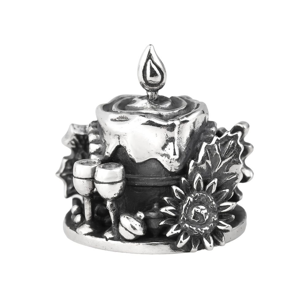 Elfbeads Candle of Gratitude silver sterling-silver Bead by The Alternative Bead. Your official Elfbeads Retailer from Germany