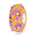 Elfbeads Candy Fieldstone purple; yellow glass Bead by The Alternative Bead. Your official Elfbeads Retailer from Germany