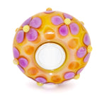 Elfbeads Candy Fieldstone purple; yellow glass Bead by The Alternative Bead. Your official Elfbeads Retailer from Germany