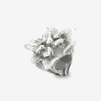 Praan Casa Blanca Lily charm silver sterling-silver Bead by The Alternative Bead. Your official Praan Retailer from Germany