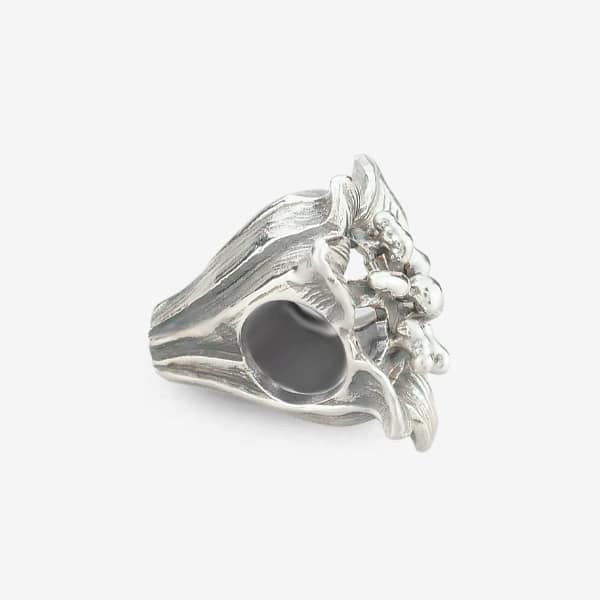 Praan Casa Blanca Lily charm silver sterling-silver Bead by The Alternative Bead. Your official Praan Retailer from Germany