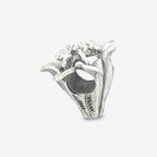 Praan Casa Blanca Lily charm silver sterling-silver Bead by The Alternative Bead. Your official Praan Retailer from Germany