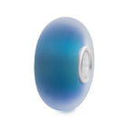 Elfbeads Cerulean Blue Frost blue; silver glass Bead by The Alternative Bead. Your official Elfbeads Retailer from Germany