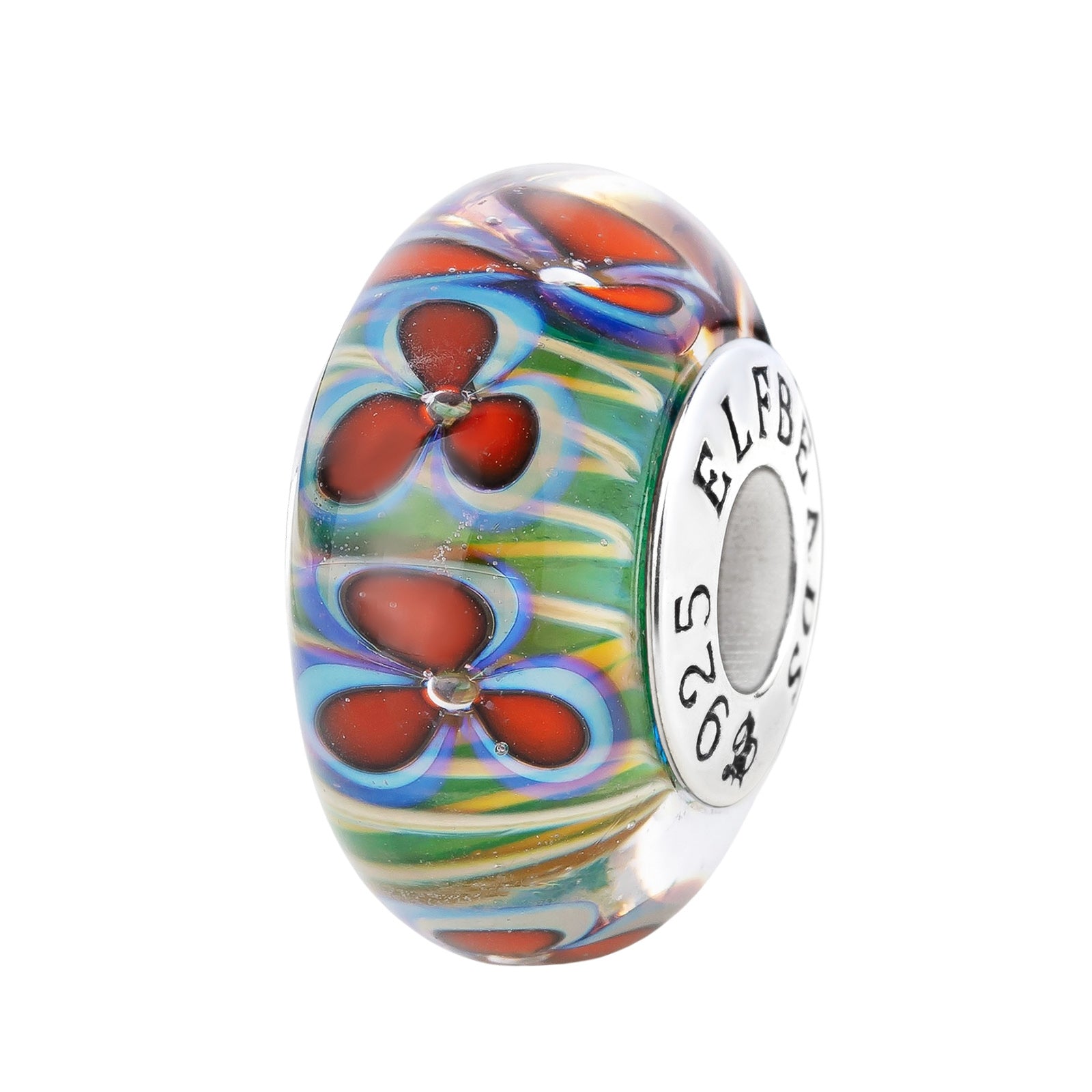 Elfbeads Cerulean Sunset Bloom  glass Bead by The Alternative Bead. Your official Elfbeads Retailer from Germany