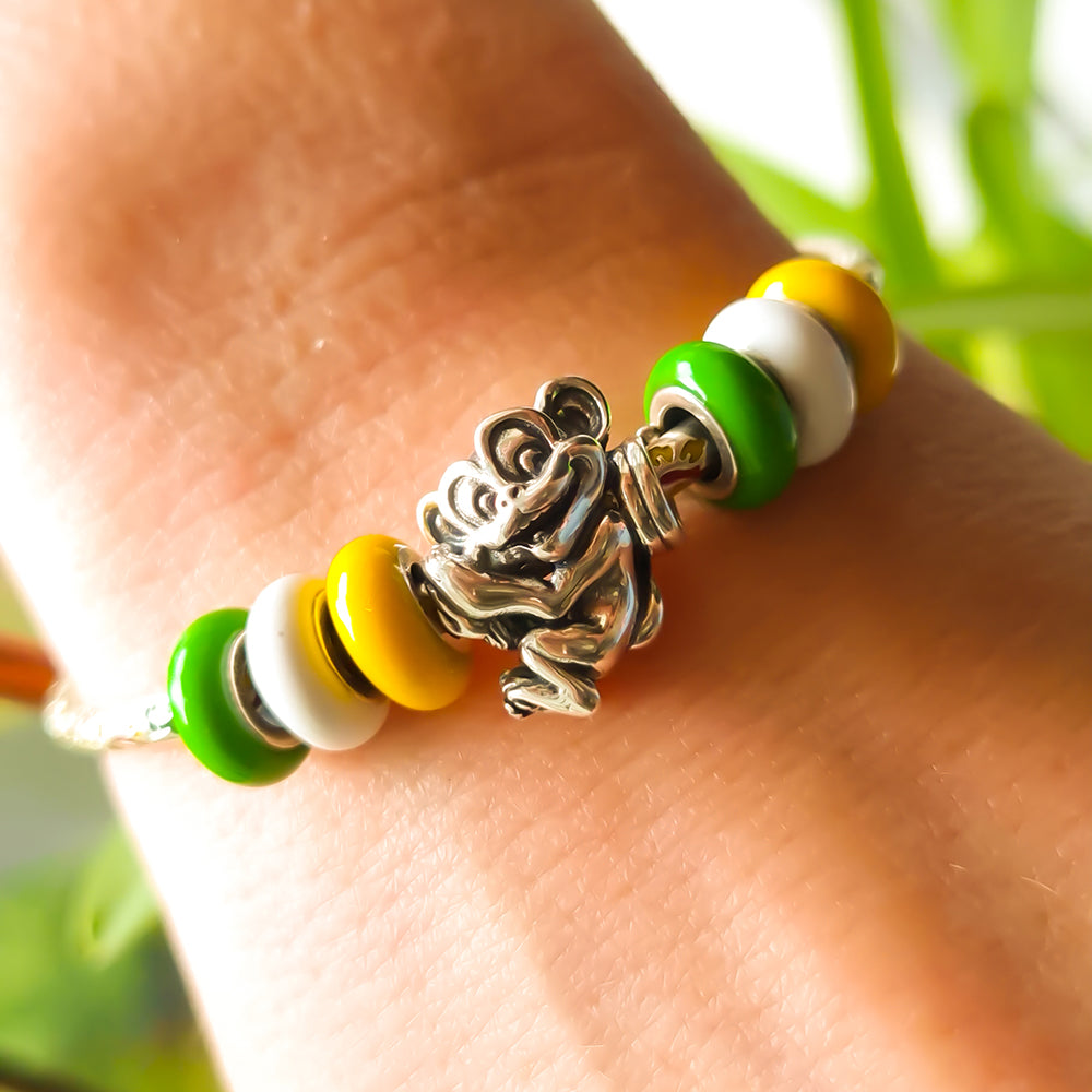 The Alternative Bead: Aurora Charm - Cheeky the Monkey Charm Sterling Silver Charm Picture 3