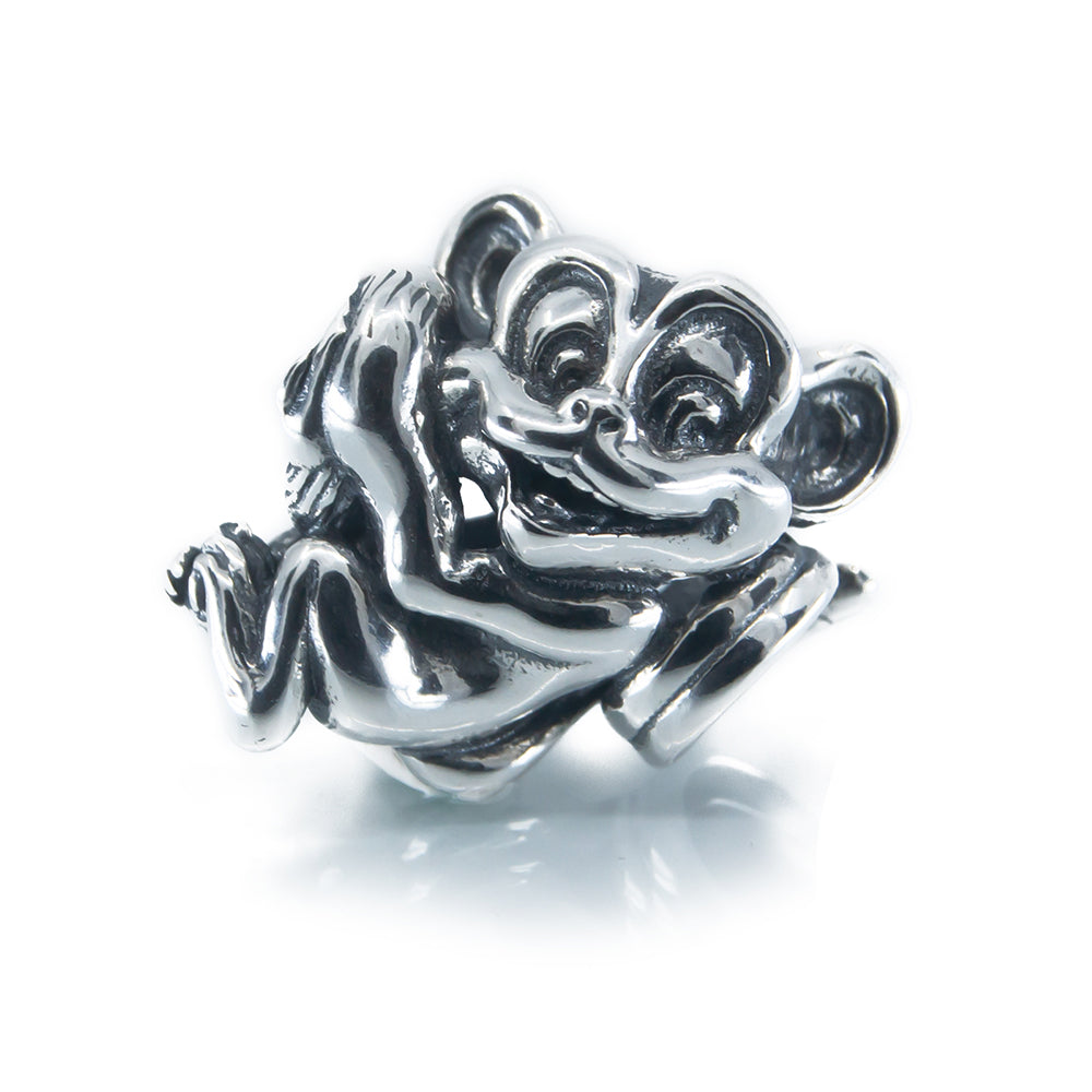 The Alternative Bead: Aurora Charm - Cheeky the Monkey Charm Sterling Silver Charm Picture 1