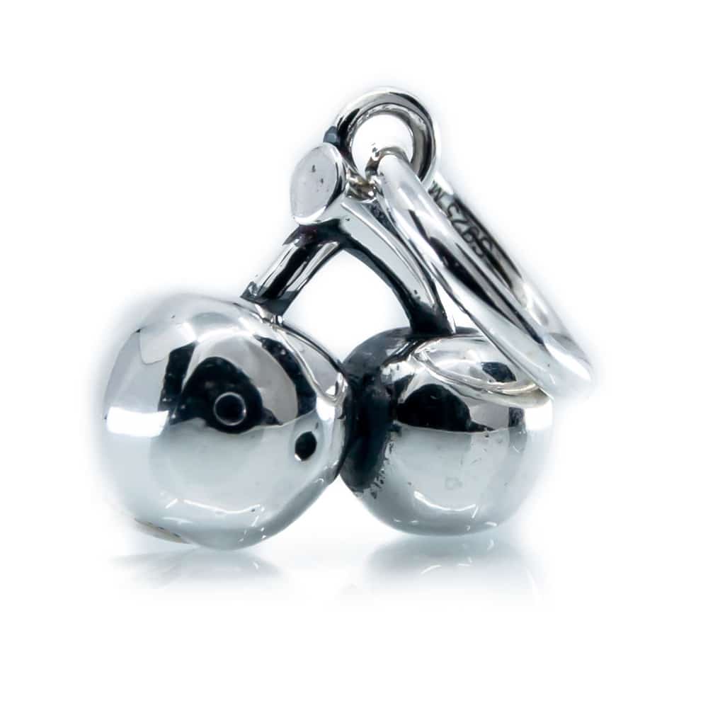 Aurora Charm Sweet Pair Cherry Charm silver sterling-silver Dangle by The Alternative Bead. Your official Aurora Charm Retailer from Germany