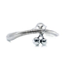 Aurora Charm Sweet Pair Cherry Charm silver sterling-silver Dangle by The Alternative Bead. Your official Aurora Charm Retailer from Germany