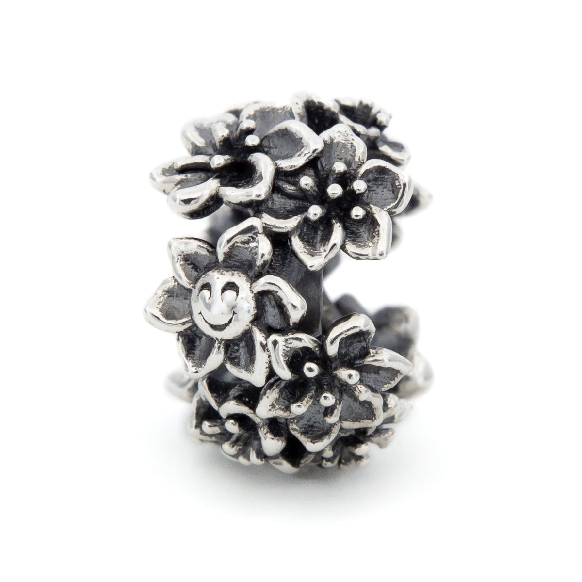 Elfbeads Cherry Blossom Spacer silver sterling-silver Spacer by The Alternative Bead. Your official Elfbeads Retailer from Germany