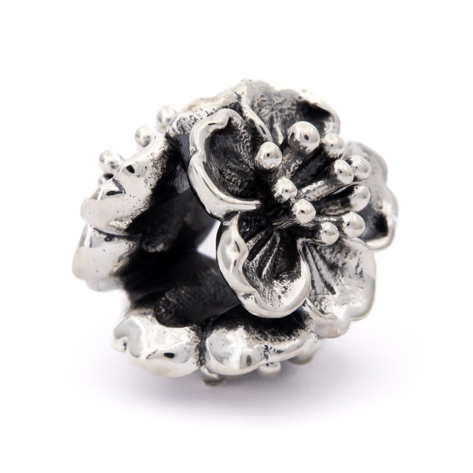 Elfbeads Cherry Blossoms silver sterling-silver Bead by The Alternative Bead. Your official Elfbeads Retailer from Germany