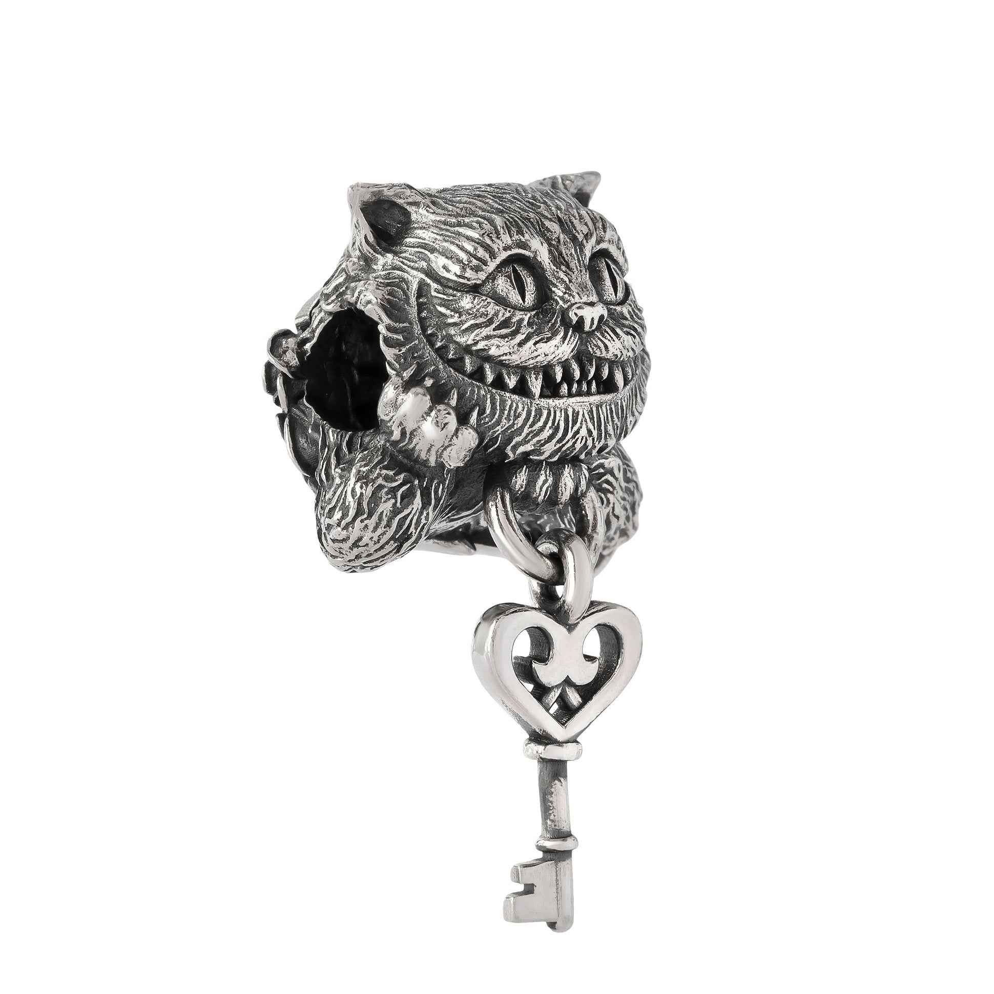 Elfbeads Cheshire Cat silver sterling-silver Dangle by The Alternative Bead. Your official Elfbeads Retailer from Germany