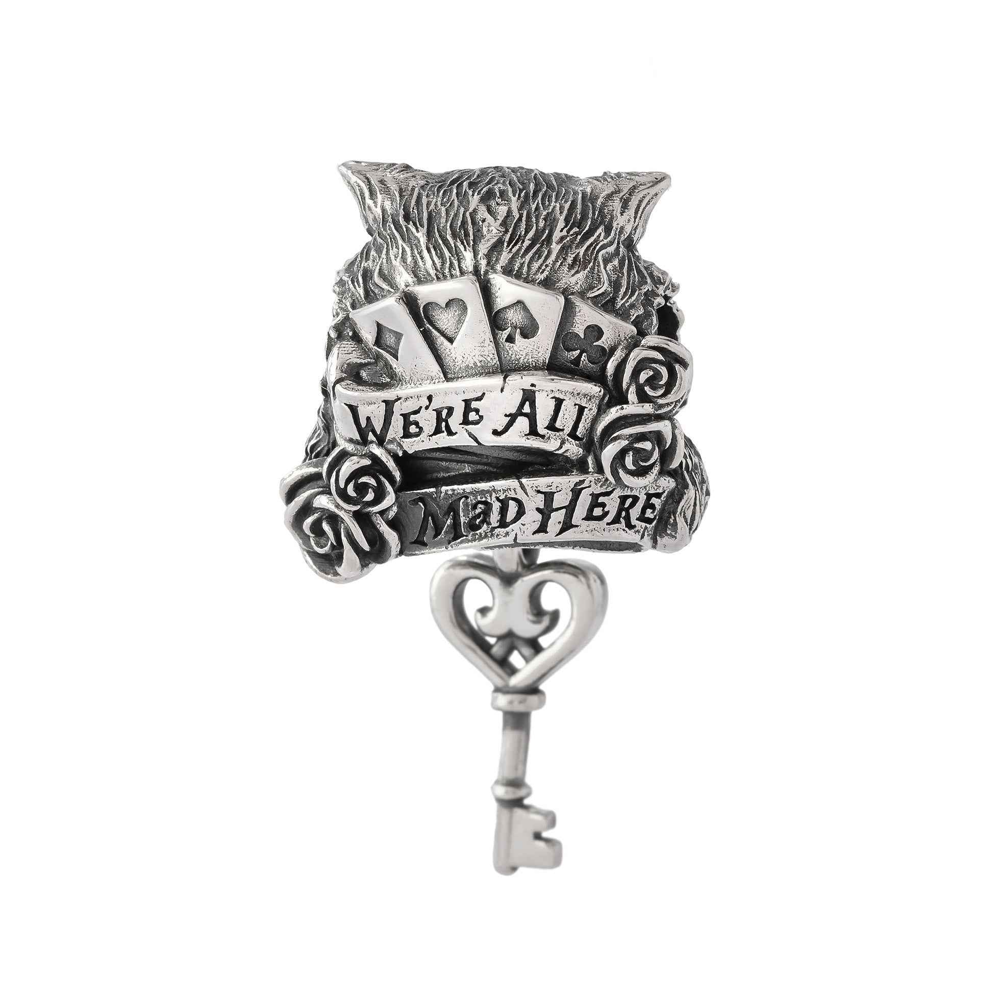 Elfbeads Cheshire Cat silver sterling-silver Dangle by The Alternative Bead. Your official Elfbeads Retailer from Germany