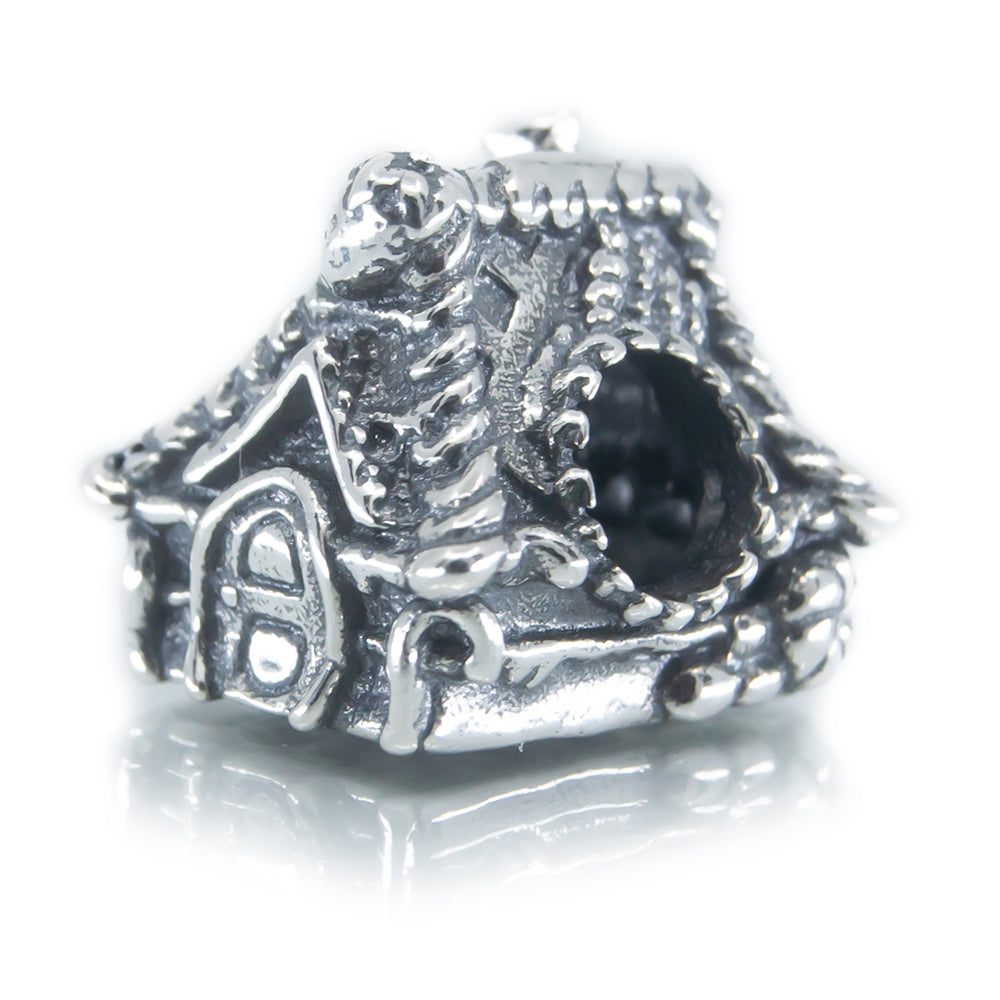 The Alternative Bead: Aurora Charm - The Gingerbread House Charm Sterling Silver Charm Picture 3