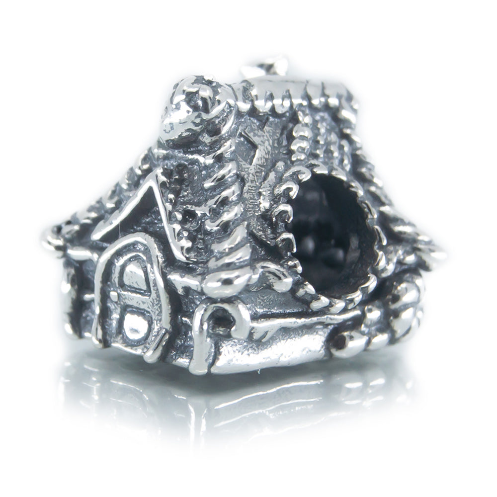Aurora Charm The Gingerbread House Charm silver sterling-silver Bead by The Alternative Bead. Your official Aurora Charm Retailer from Germany