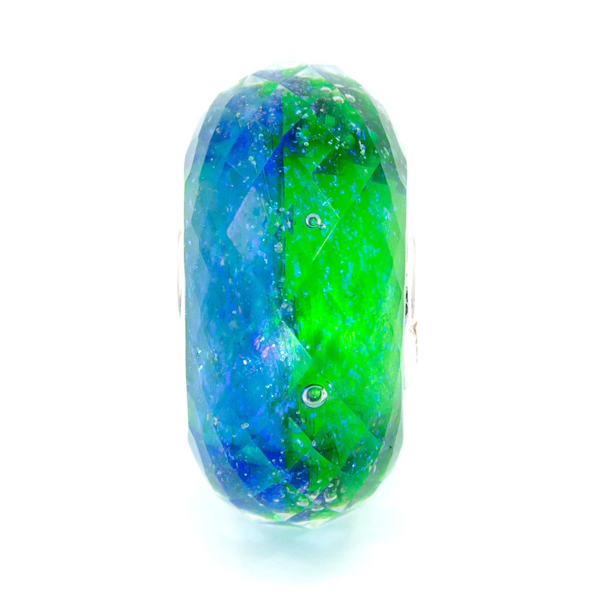 Elfbeads Christmas Dream Sparkle Fractal green; blue glass Bead by The Alternative Bead. Your official Elfbeads Retailer from Germany