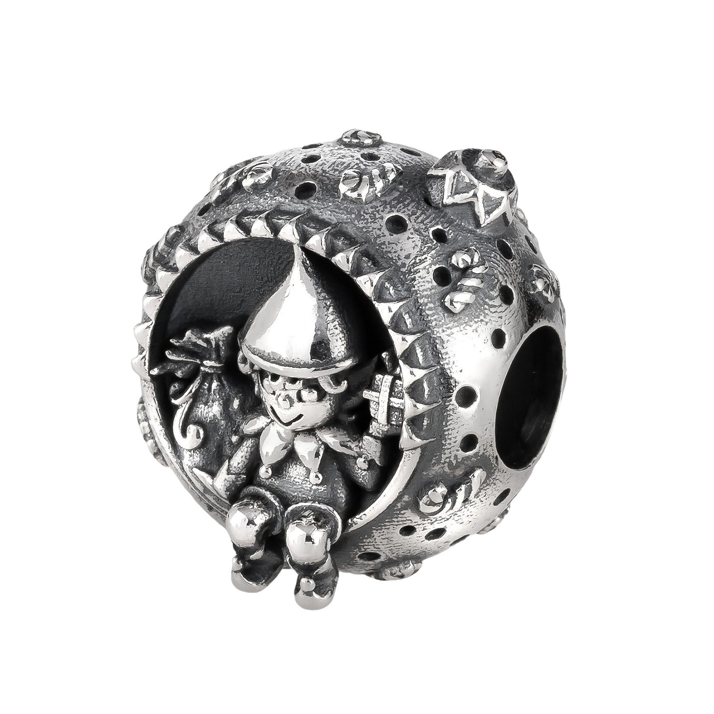 Elfbeads Christmas Elf silver sterling-silver Bead by The Alternative Bead. Your official Elfbeads Retailer from Germany