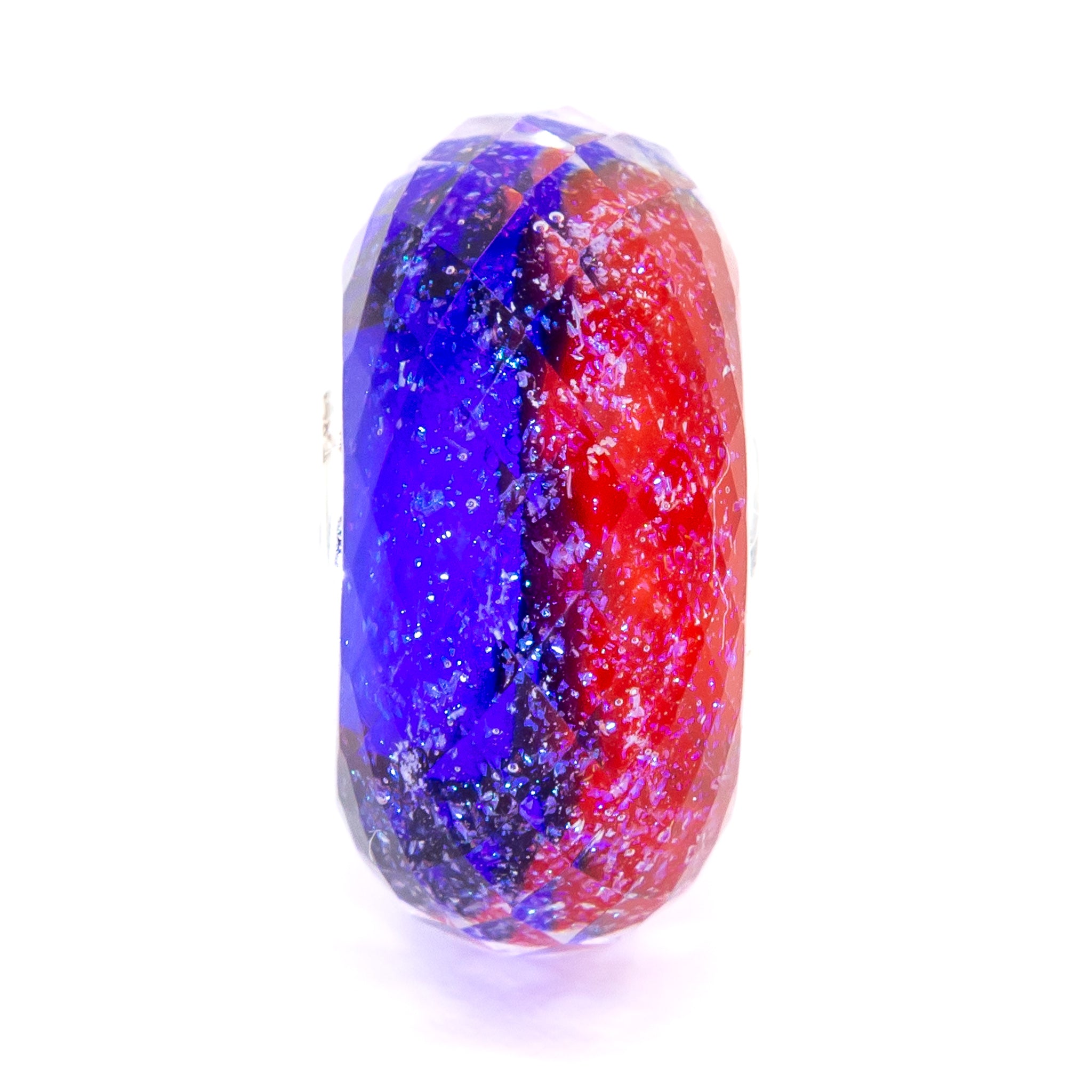 Elfbeads Christmas Joy Sparkle Fractal red; blue glass Bead by The Alternative Bead. Your official Elfbeads Retailer from Germany