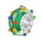 Elfbeads Christmas Lights Starlight Green  glass Bead by The Alternative Bead. Your official Elfbeads Retailer from Germany