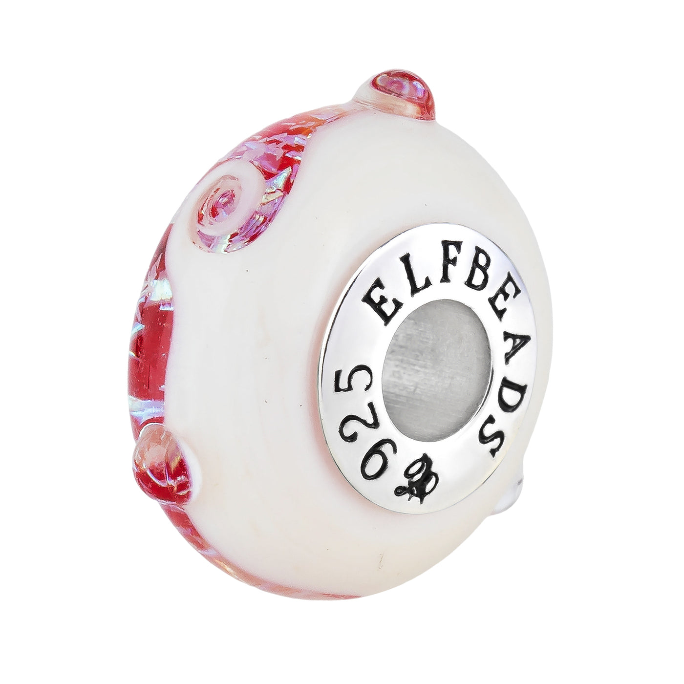 Elfbeads Christmas Miracle Snow Storm  glass Bead by The Alternative Bead. Your official Elfbeads Retailer from Germany