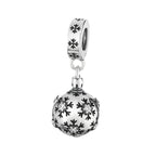 Elfbeads Christmas Snowflake Dangle silver sterling-silver Dangle by The Alternative Bead. Your official Elfbeads Retailer from Germany