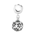 Elfbeads Christmas Snowflake Dangle silver sterling-silver Dangle by The Alternative Bead. Your official Elfbeads Retailer from Germany