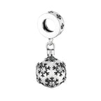 Elfbeads Christmas Snowflake Dangle silver sterling-silver Dangle by The Alternative Bead. Your official Elfbeads Retailer from Germany