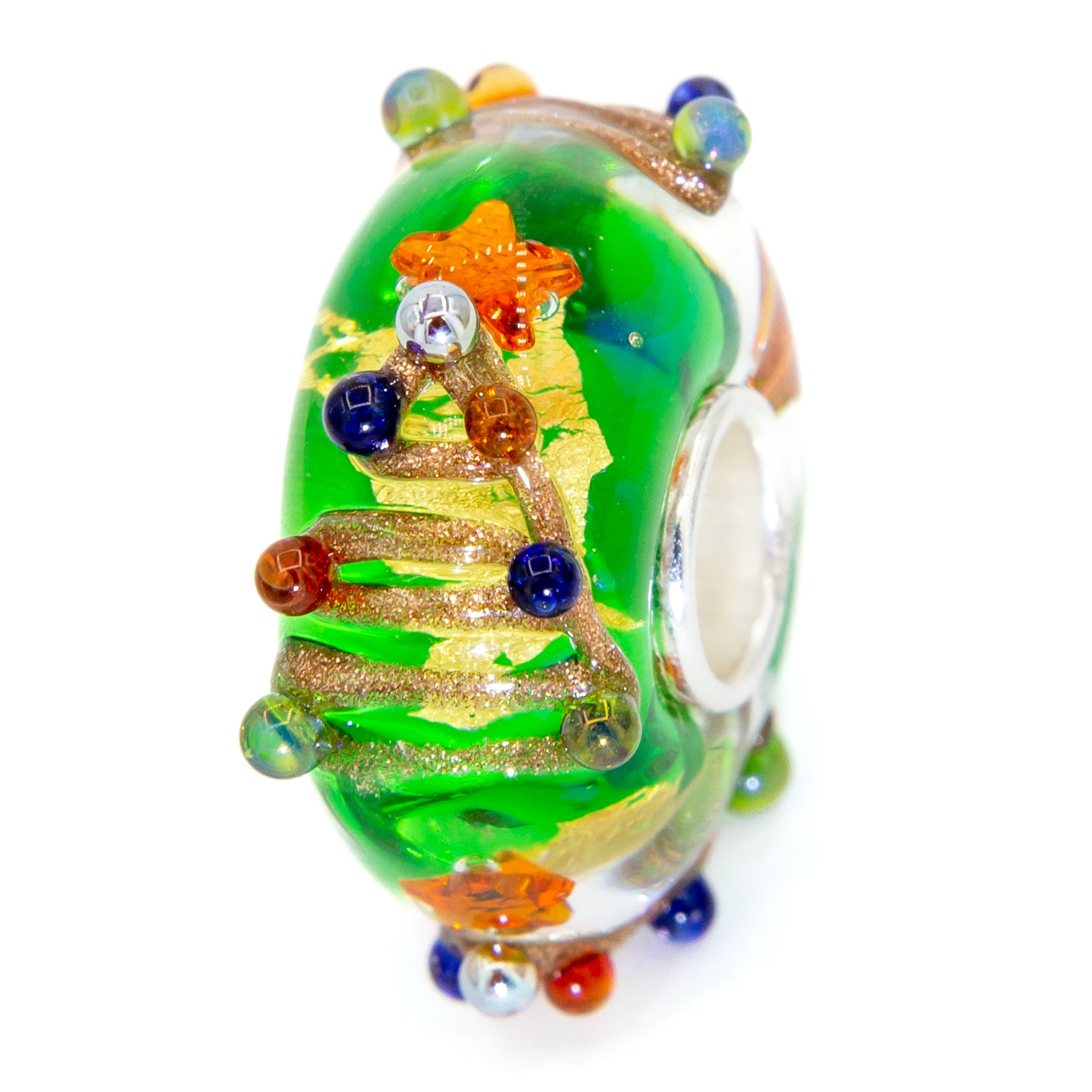 Elfbeads Christmas Sparkle Earthbead  glass Bead by The Alternative Bead. Your official Elfbeads Retailer from Germany