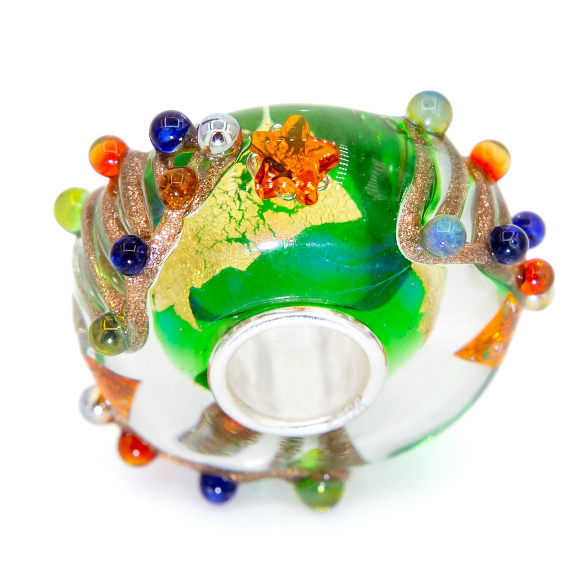 Elfbeads Christmas Sparkle Earthbead  glass Bead by The Alternative Bead. Your official Elfbeads Retailer from Germany