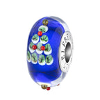 Elfbeads Christmas Tree Forest Magic silver; blue glass Bead by The Alternative Bead. Your official Elfbeads Retailer from Germany