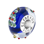 Elfbeads Christmas Tree Forest Magic silver; blue glass Bead by The Alternative Bead. Your official Elfbeads Retailer from Germany