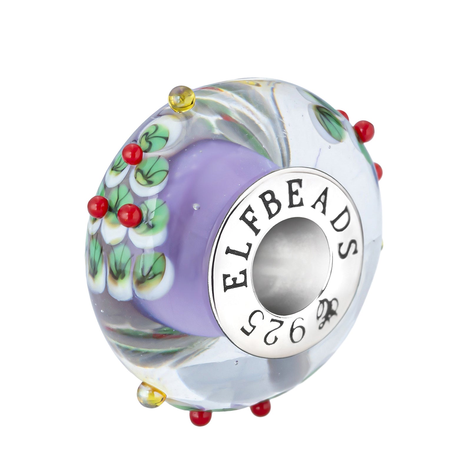 Elfbeads Christmas Tree Lavender Wonderland silver; purple glass Bead by The Alternative Bead. Your official Elfbeads Retailer from Germany