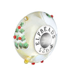Elfbeads Christmas Tree Wonderland Joy silver; white glass Bead by The Alternative Bead. Your official Elfbeads Retailer from Germany