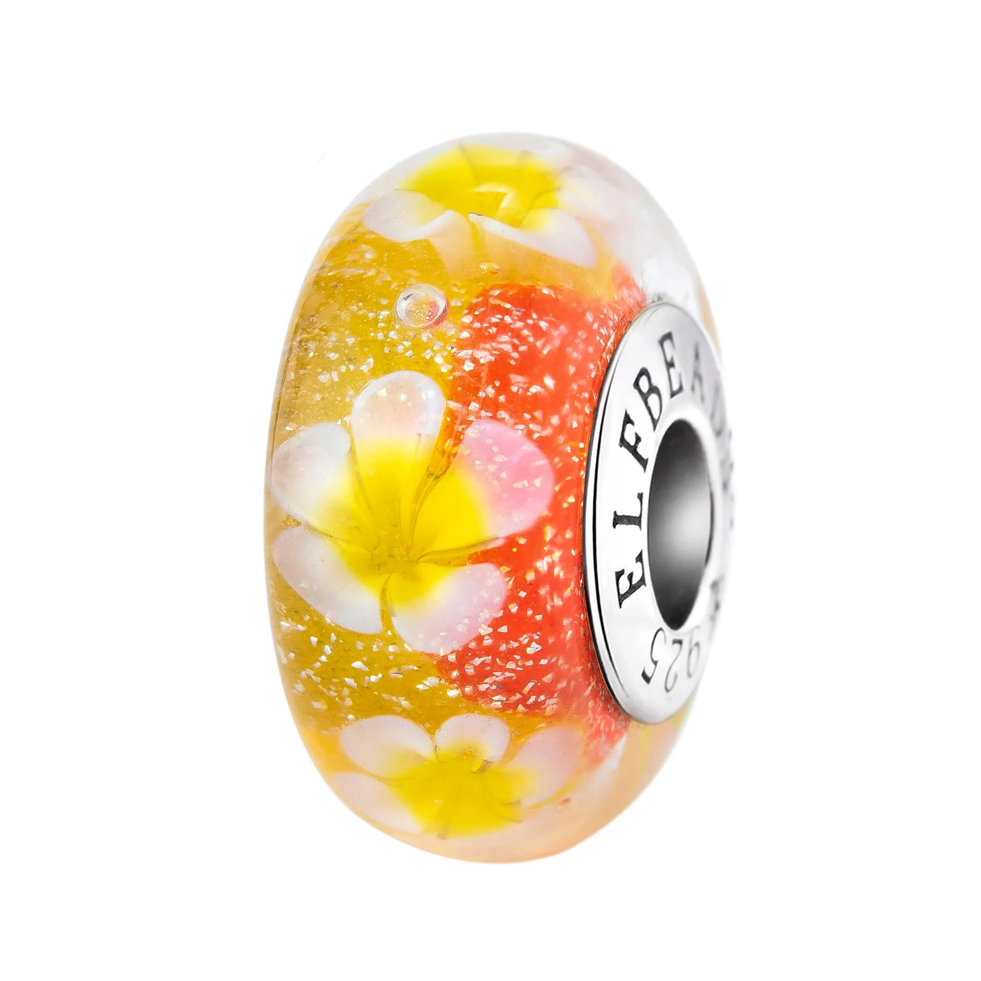 Elfbeads Citrus Grove yellow; orange glass Bead by The Alternative Bead. Your official Elfbeads Retailer from Germany