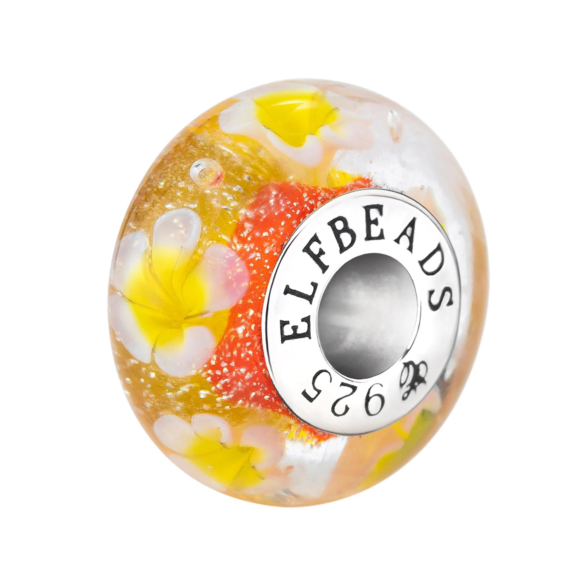 Elfbeads Citrus Grove yellow; orange glass Bead by The Alternative Bead. Your official Elfbeads Retailer from Germany