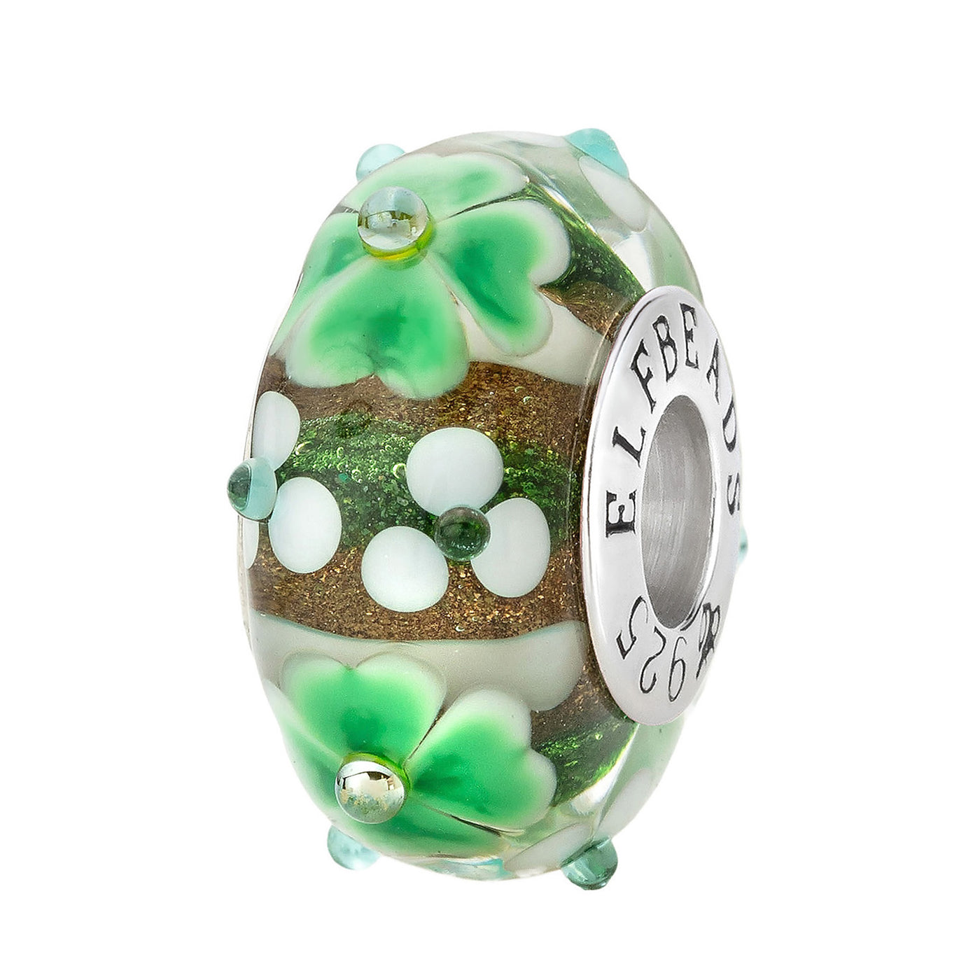  Elfbeads Clover Blossom Charm by The Alternative Bead 